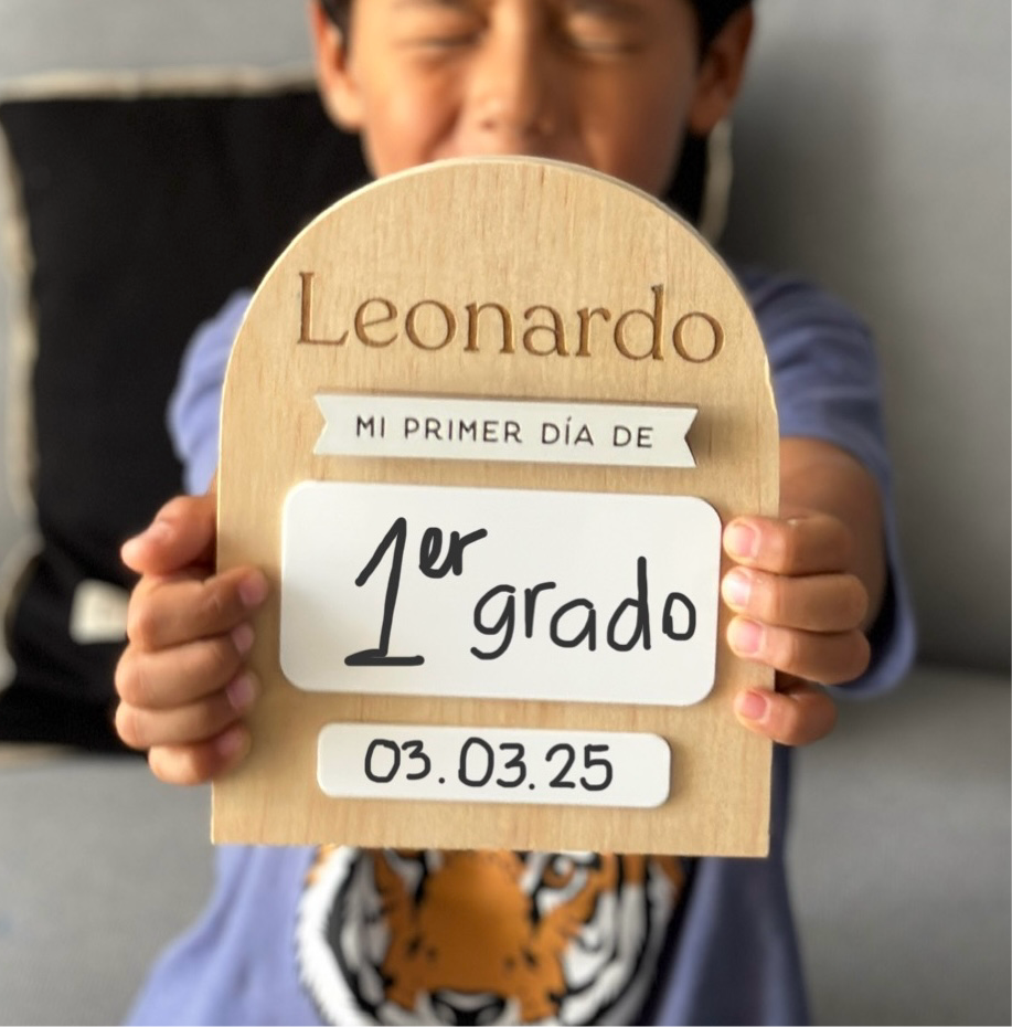 Pizarritas para fechas especiales (laser)