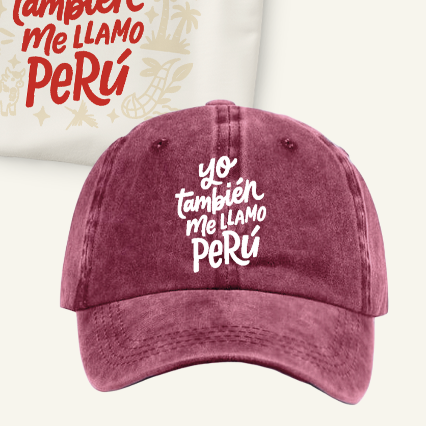 Gorra vintage Yo también me llamo Perú