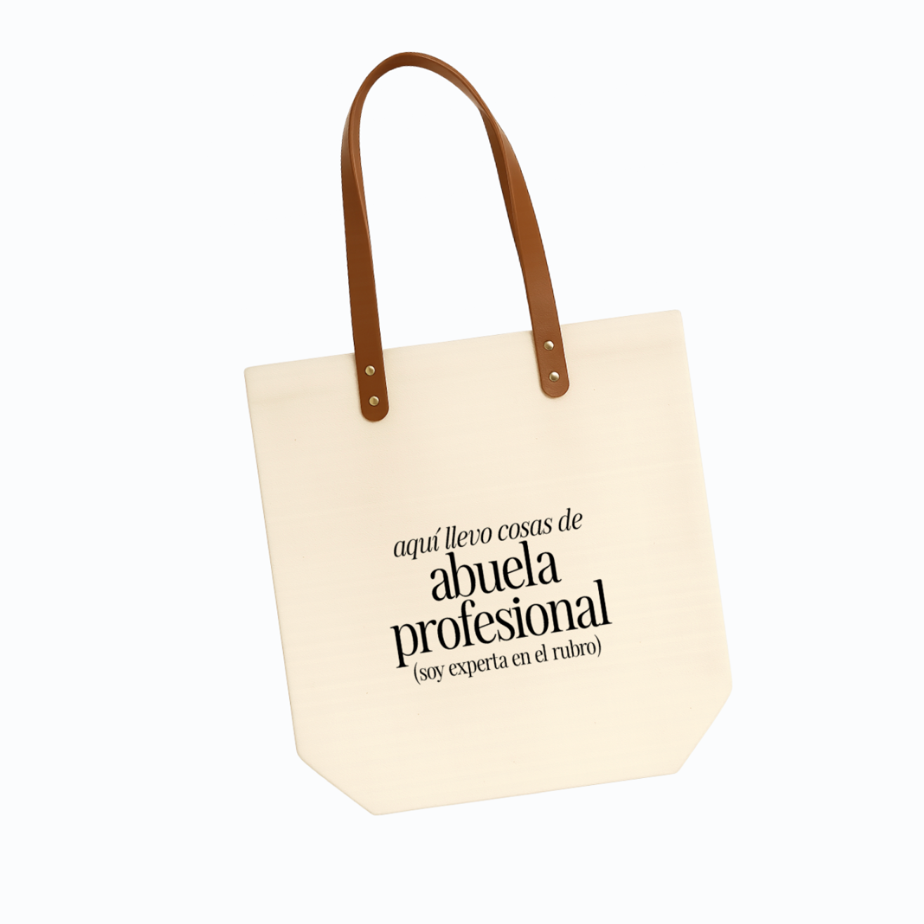 Totebag PRO aquí llevo cosas de ABUELA PROFESIONAL