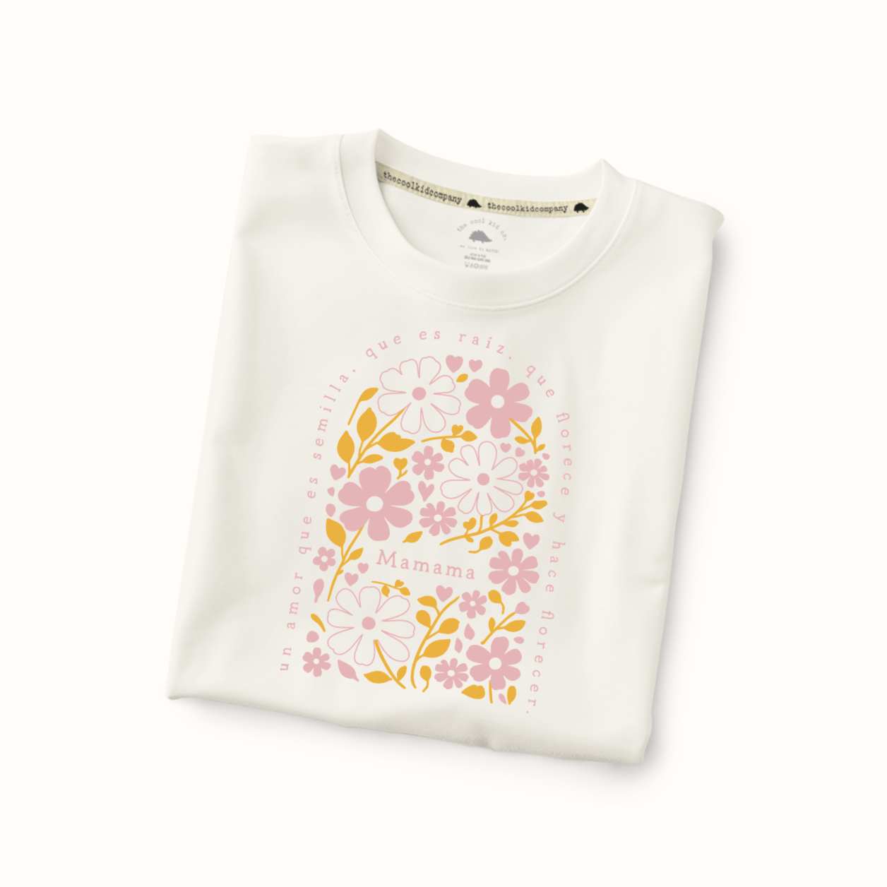 Polera de Adulto Flower Personalizado