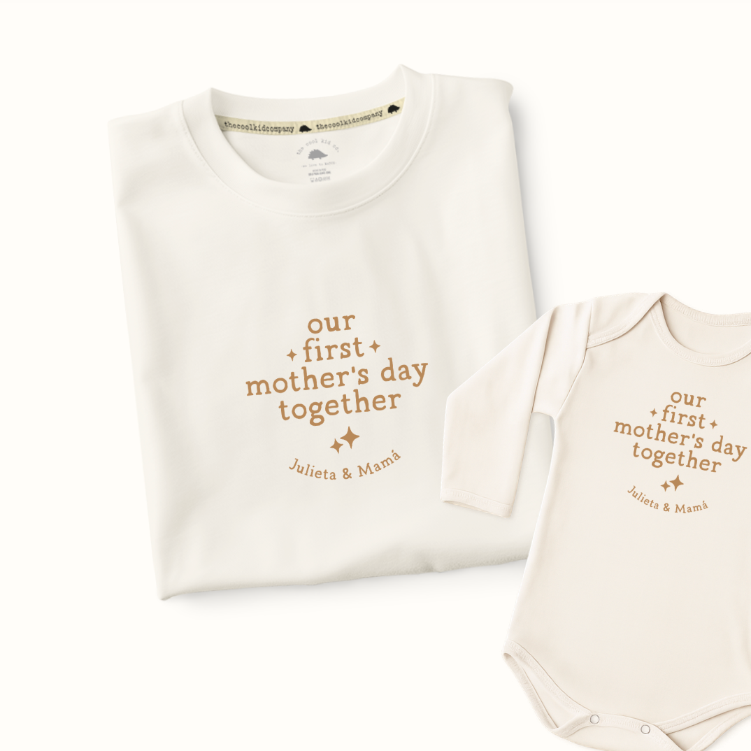 Polera de Adulto Our First Mother's Day