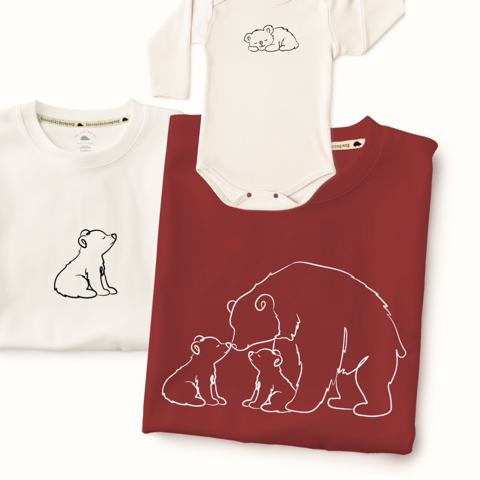 Polera de Adulto Mama Bear (2 cachorros)