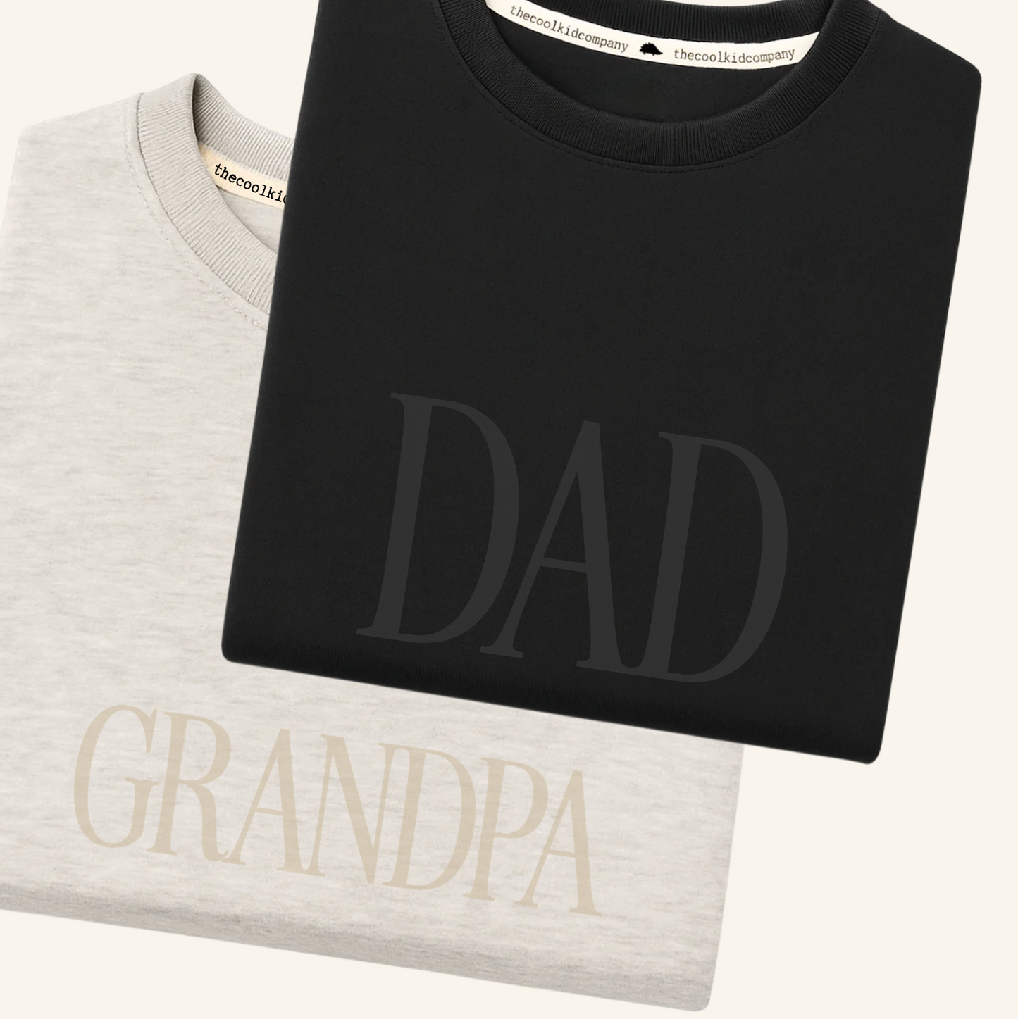 Polo/Polera de Adulto BORDADO DAD/GRANDPA Monocromático