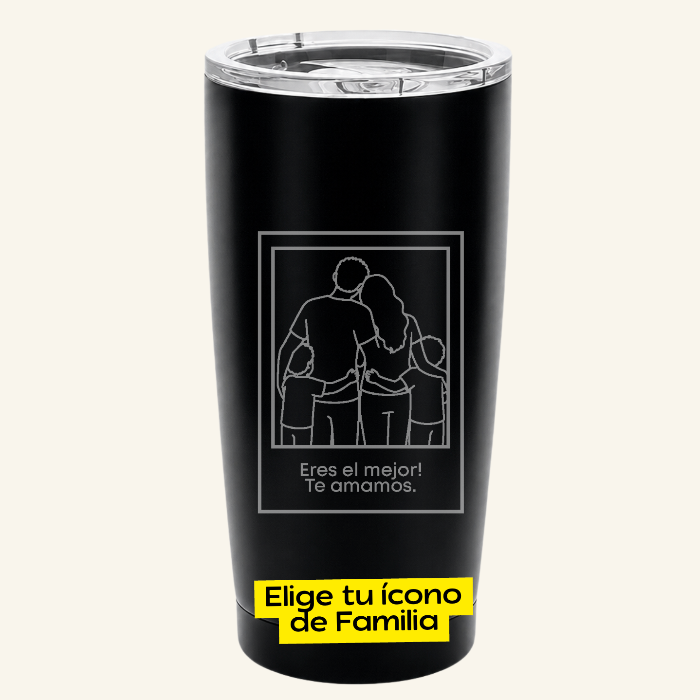 Classic Tumbler de acero ICONIC Familia