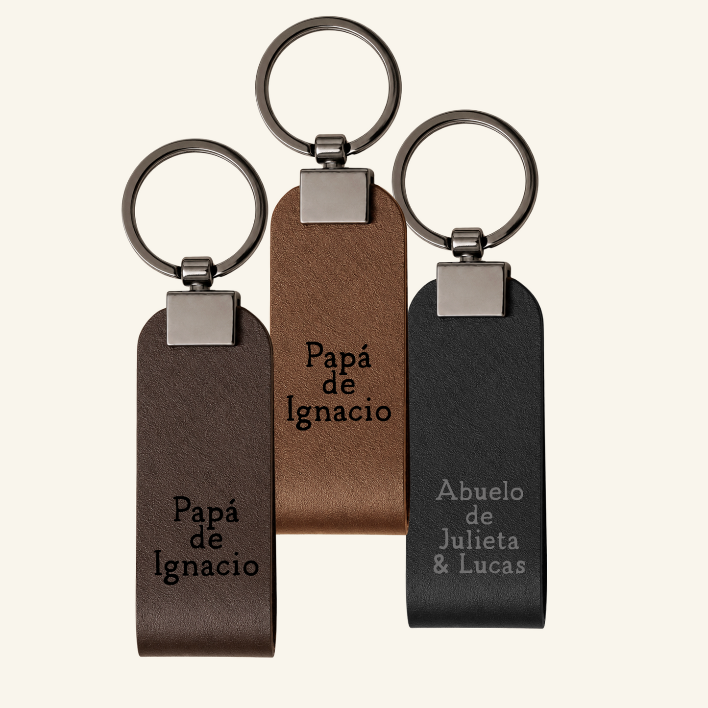 Llavero Premium DDP26 Papá/Abuelo de _____ (Nombre Personalizado)