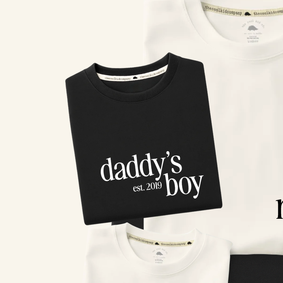 Body Daddy's boy est. (año personalizado)