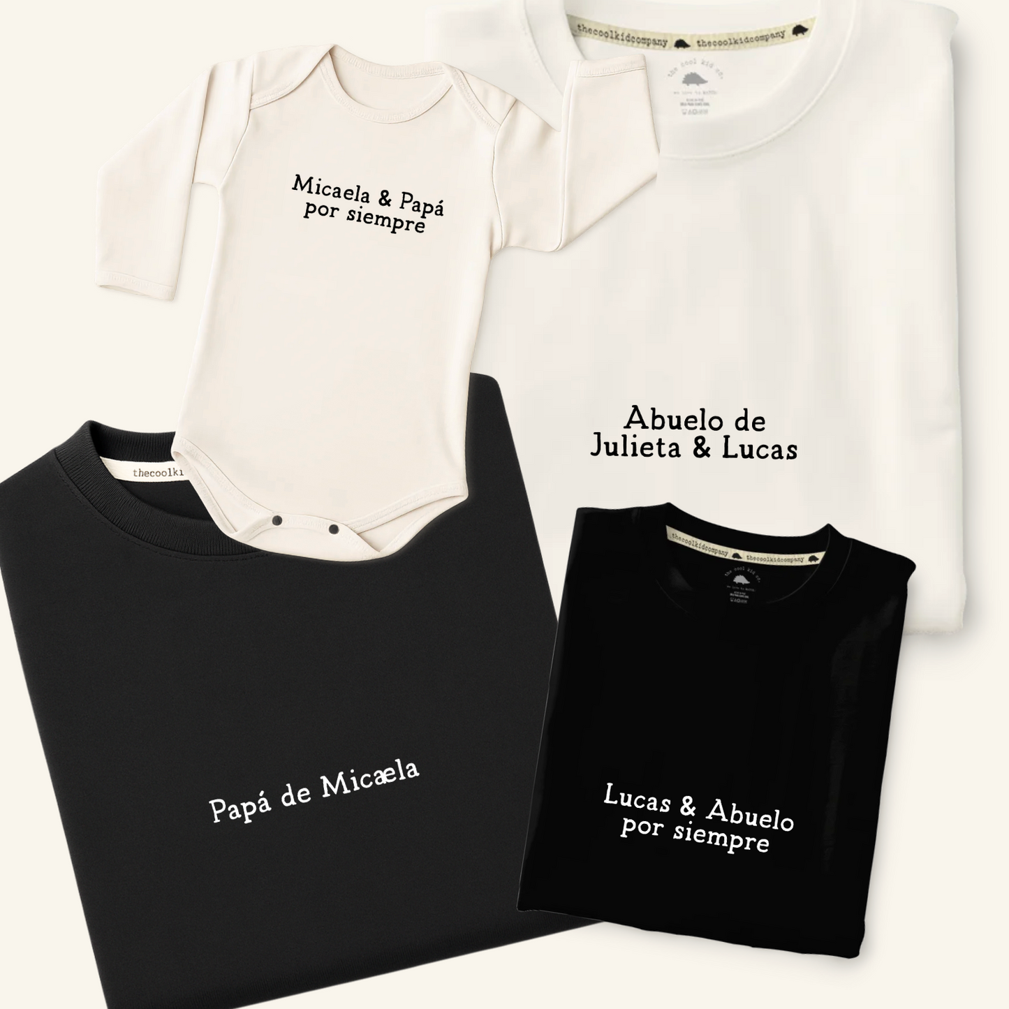 Polo KID Papá/Abuelo & Yo Por Siempre (Nombre Personalizado)