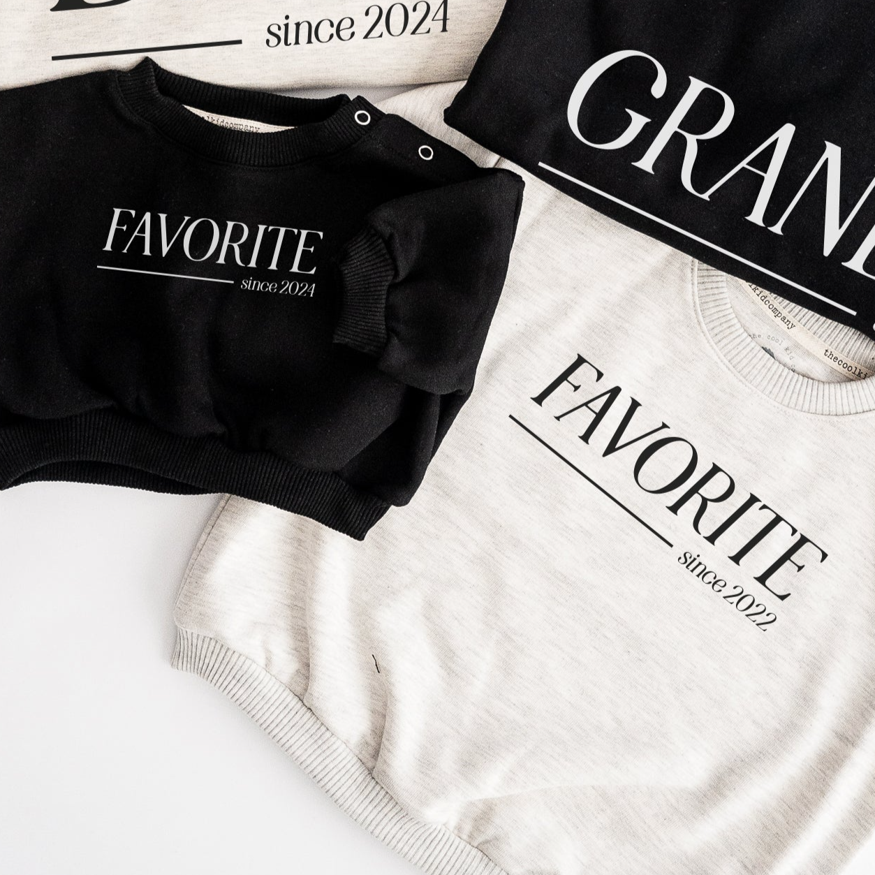 Polera FAVORITE SINCE (año personalizado)