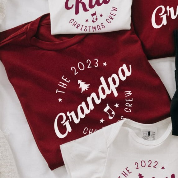 Polo de Adulto 2023 Christmas CREW grandpa
