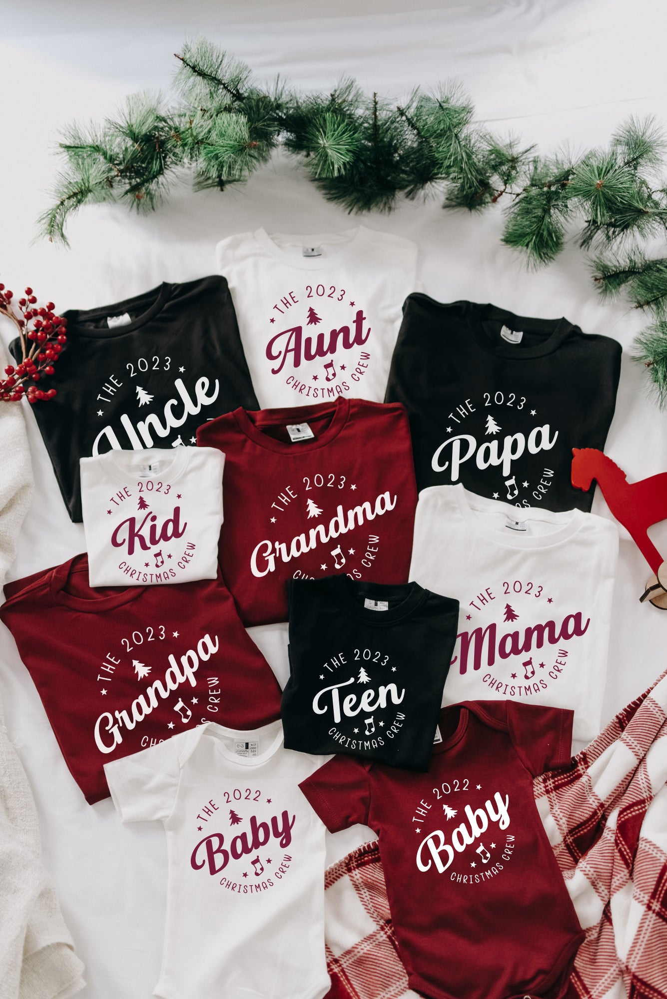 Polo de Adulto 2023 Christmas CREW grandma