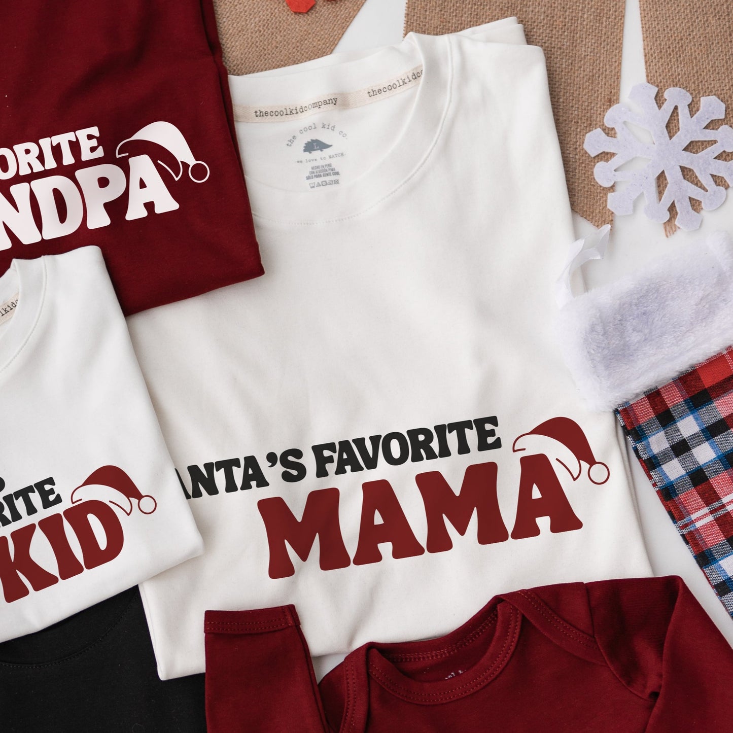 Polo de Adulto SANTA'S FAVORITE MAMA