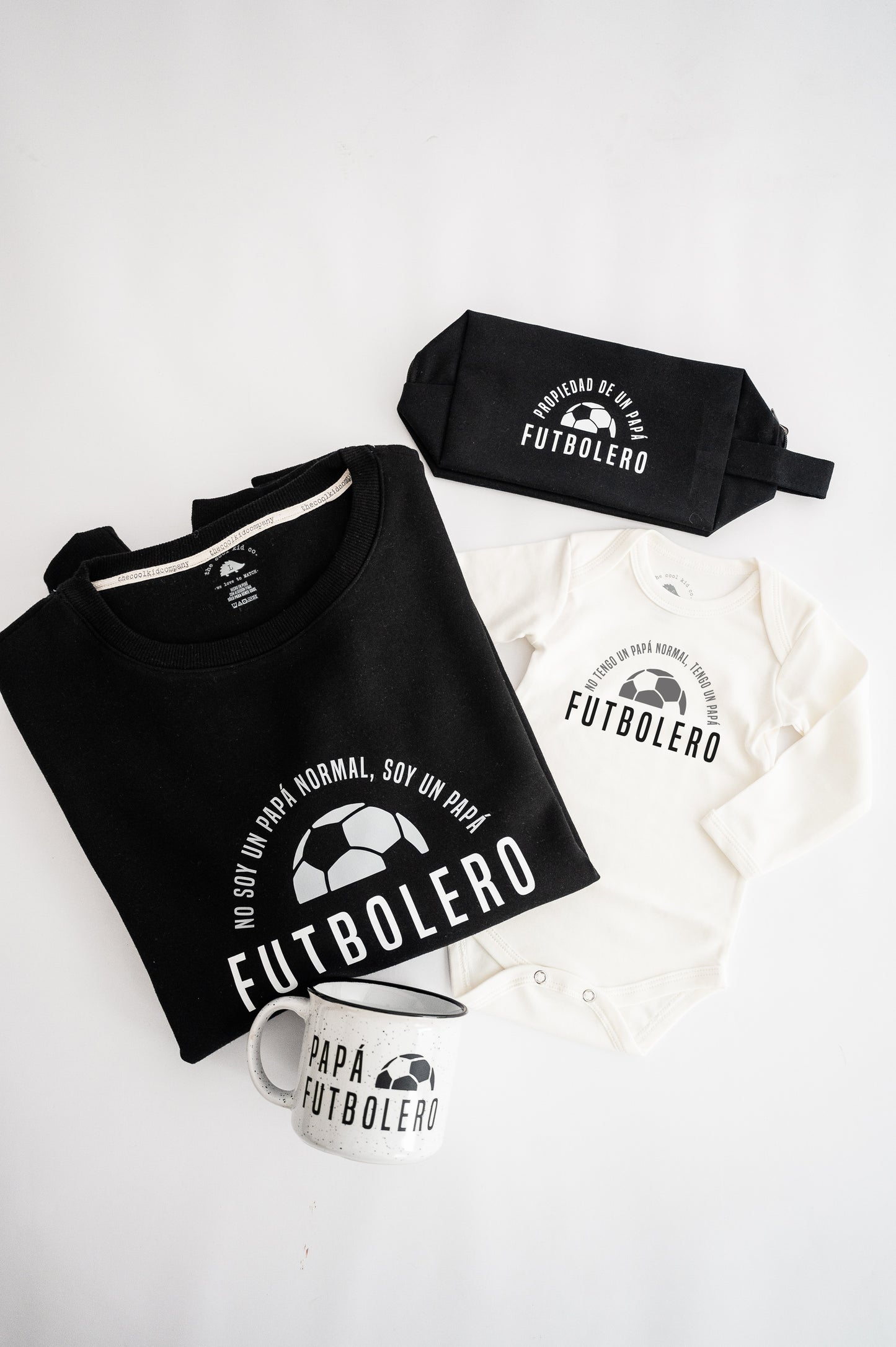 Body Tengo un papá FUTBOLERO (apellido y # personalizado)