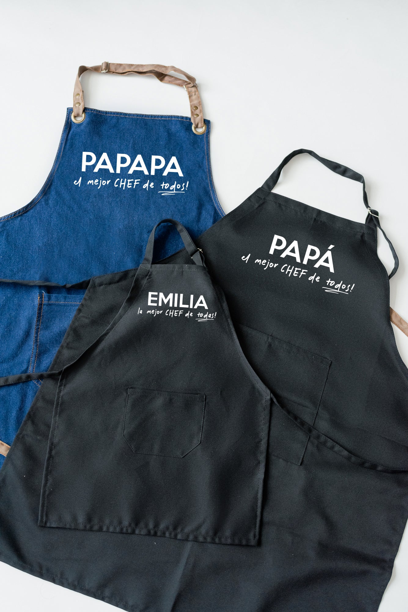 Mandil el/la mejor CHEF de tod@s (nombre personalizado)