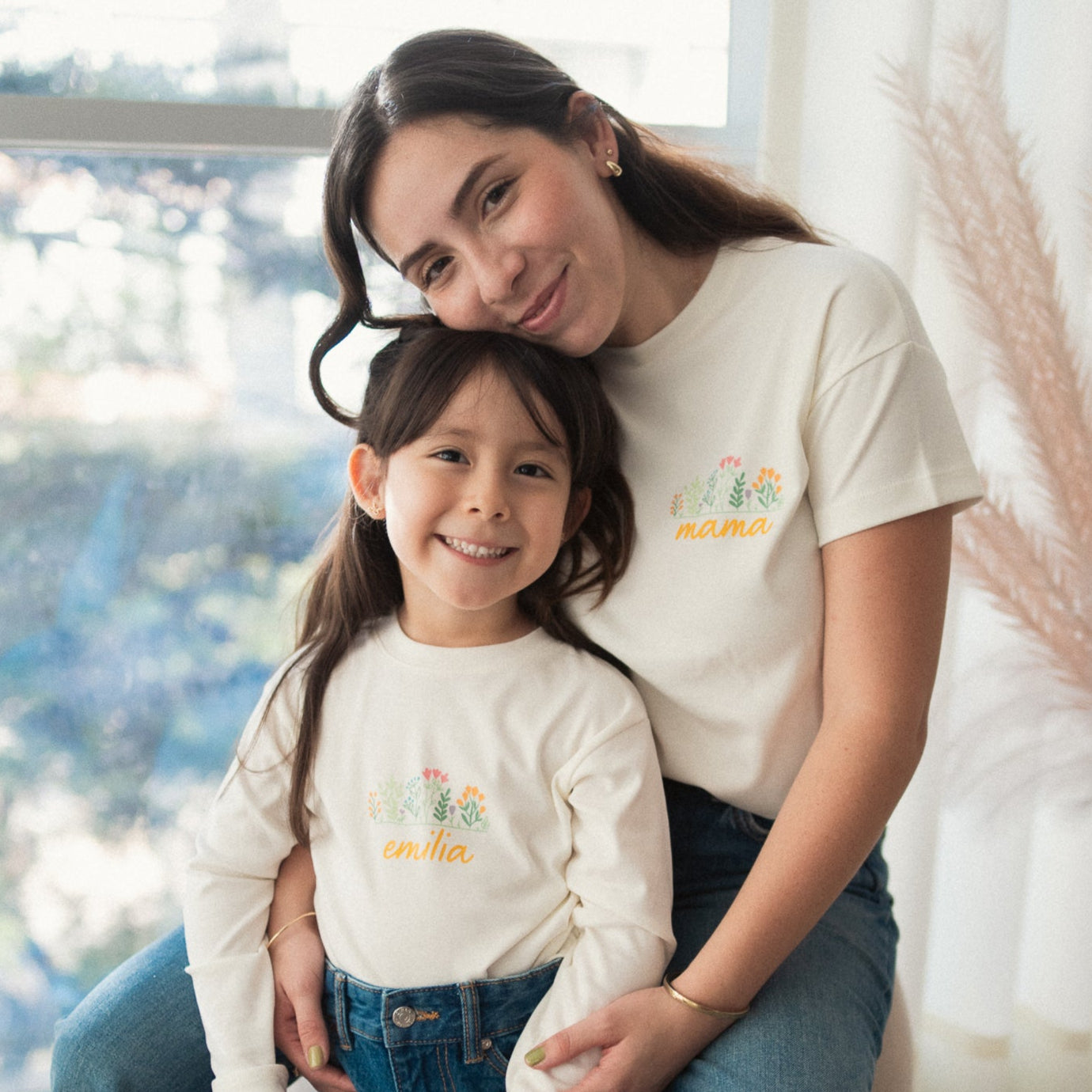 Polo de Adulto mama flowers