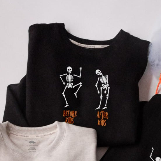 Polera de Adulto Esqueletos Before&After