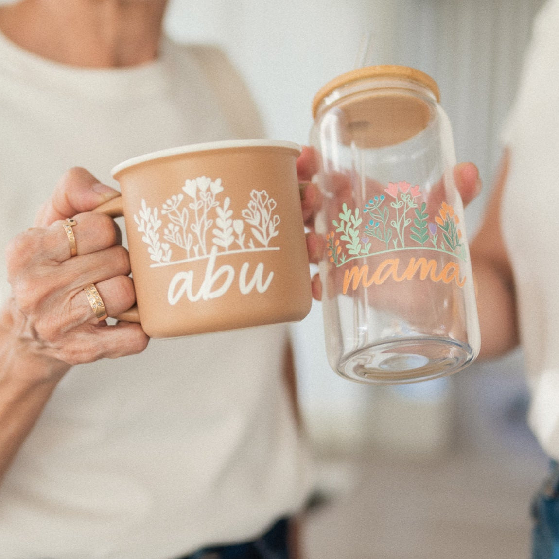 Bamboo Cup - mama flower
