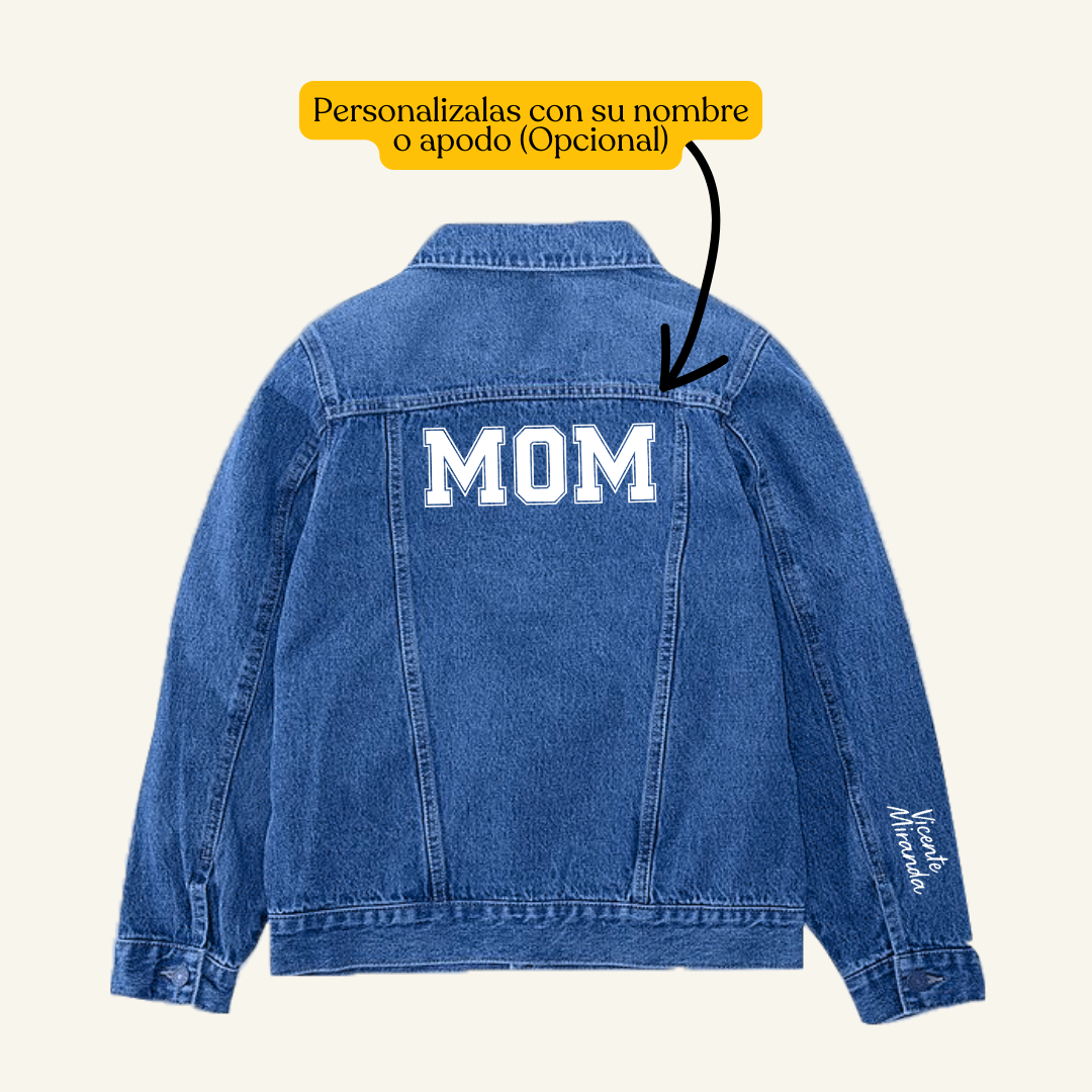 Casaca de jean Mujer personalizada