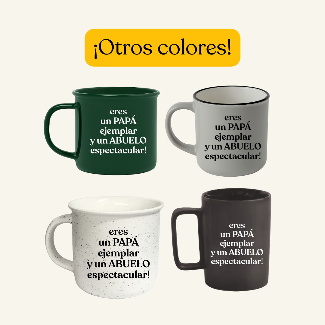 Taza PAPÁ ejemplar y ABUELO espectacular!