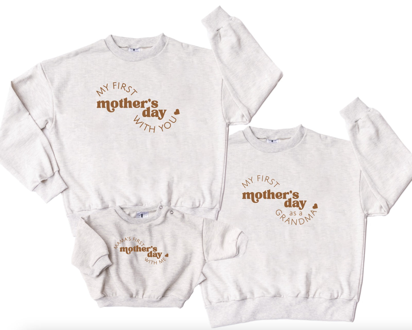 Polera de Adulto My first mother's day AS A GRANDMA