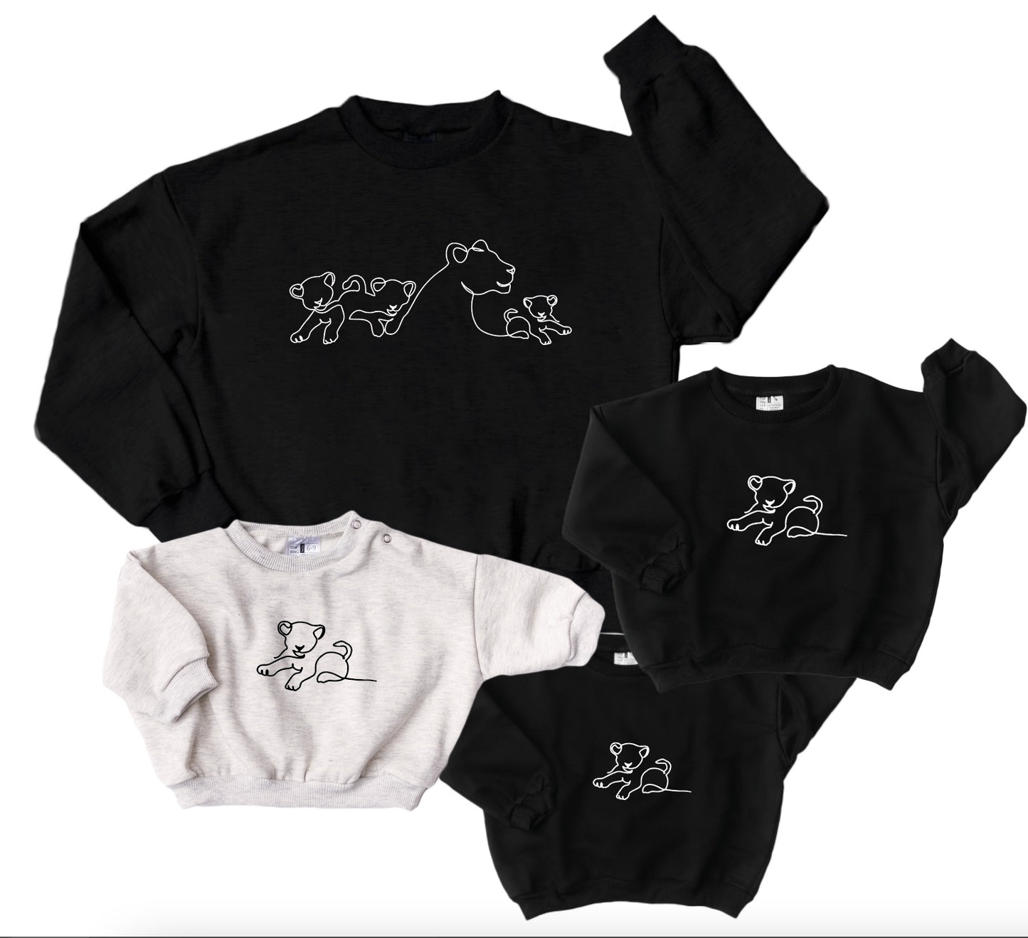 Polera de Mujer Mamá Leona (3)