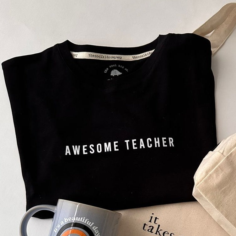 Polera de Adulto Awesome teacher