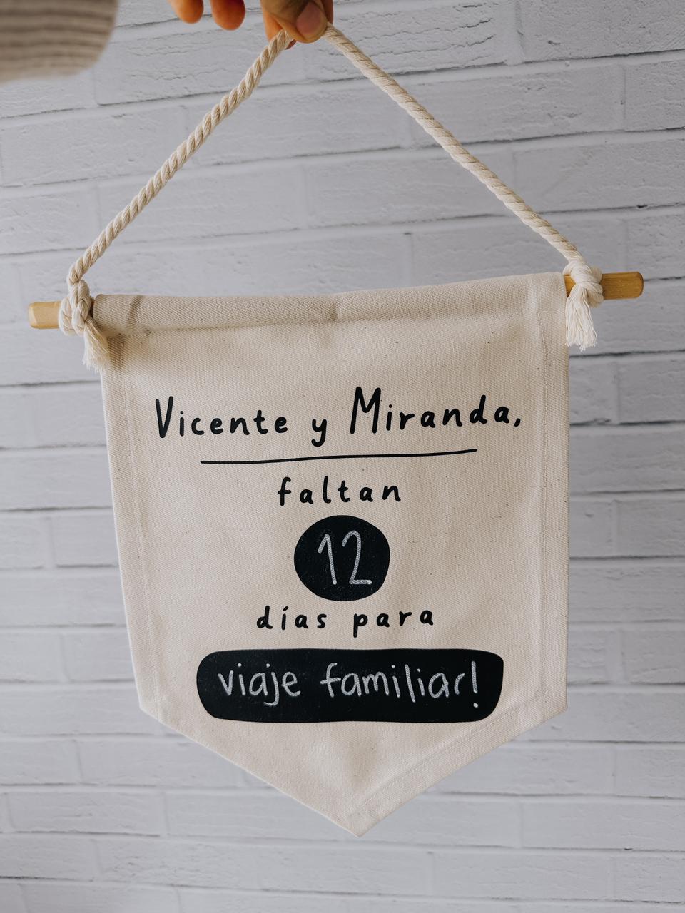 Banderita Cuenta Regresiva