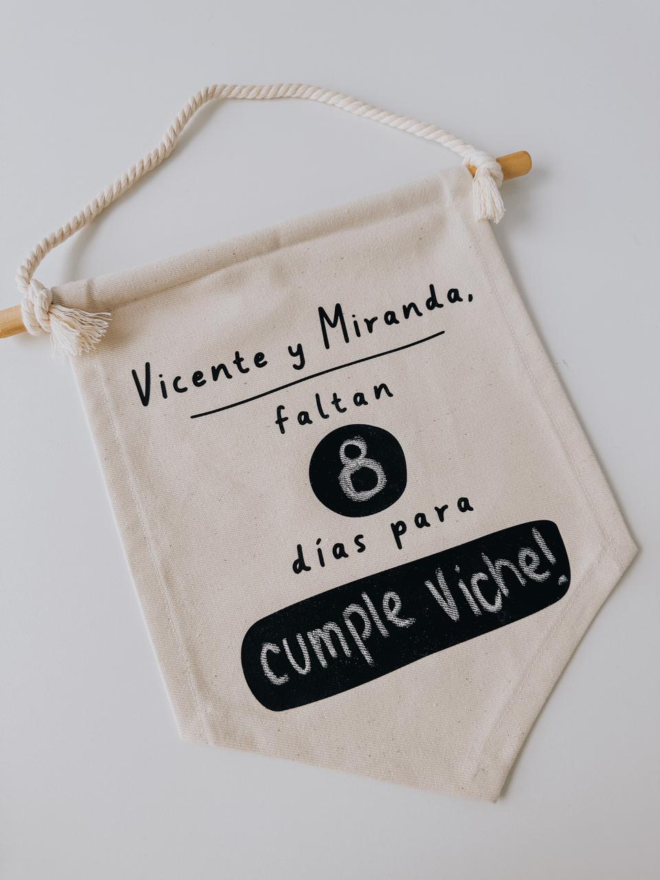 Banderita Cuenta Regresiva