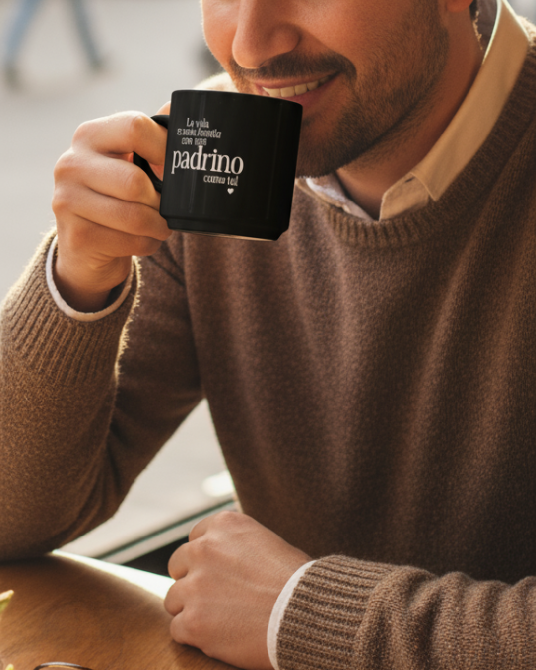 Taza La vida es más divertida con un PADRINO como tú