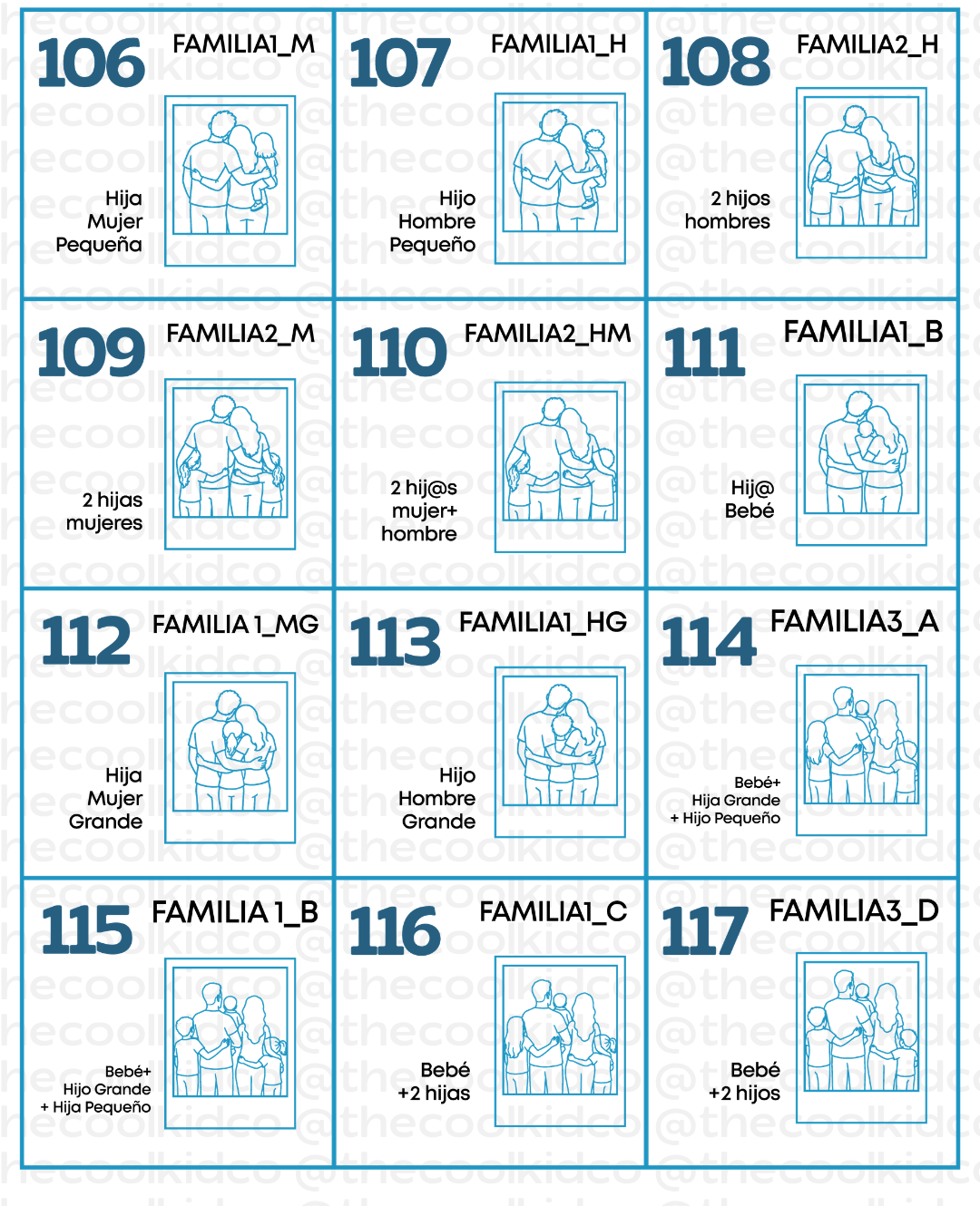 Polo/Polera de Adulto ICONIC DAD (personaliza con tus íconos!)