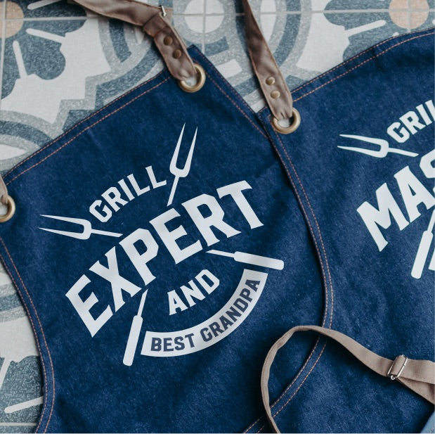 Mandil Grill EXPERT and Best Grandpa