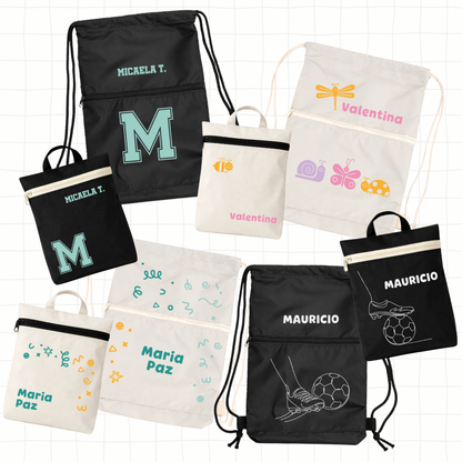 Pack de Aseo (mochila + neceser IMPERMEABLE) - B2 Scool