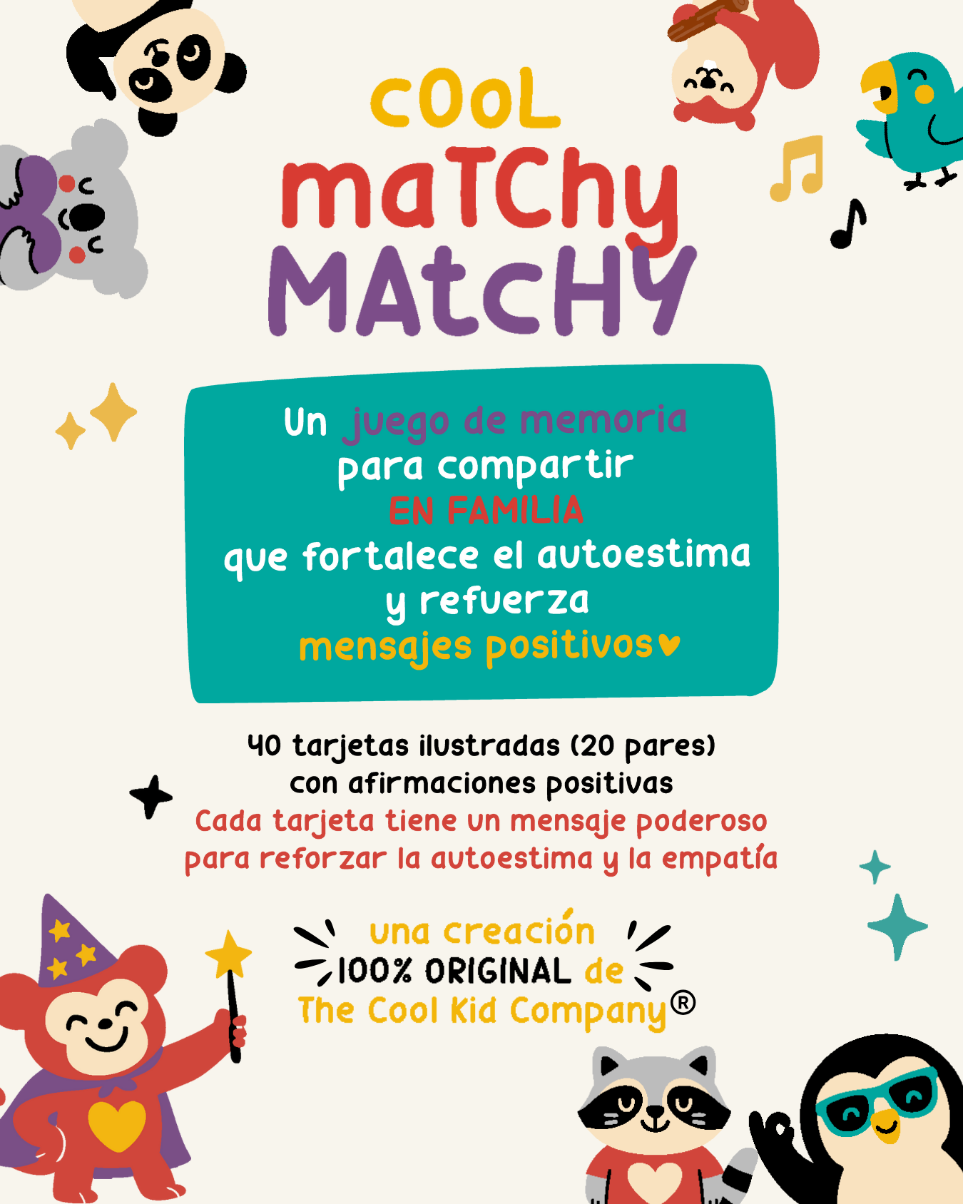 Cool Matchy Matchy - Juego de Memoria