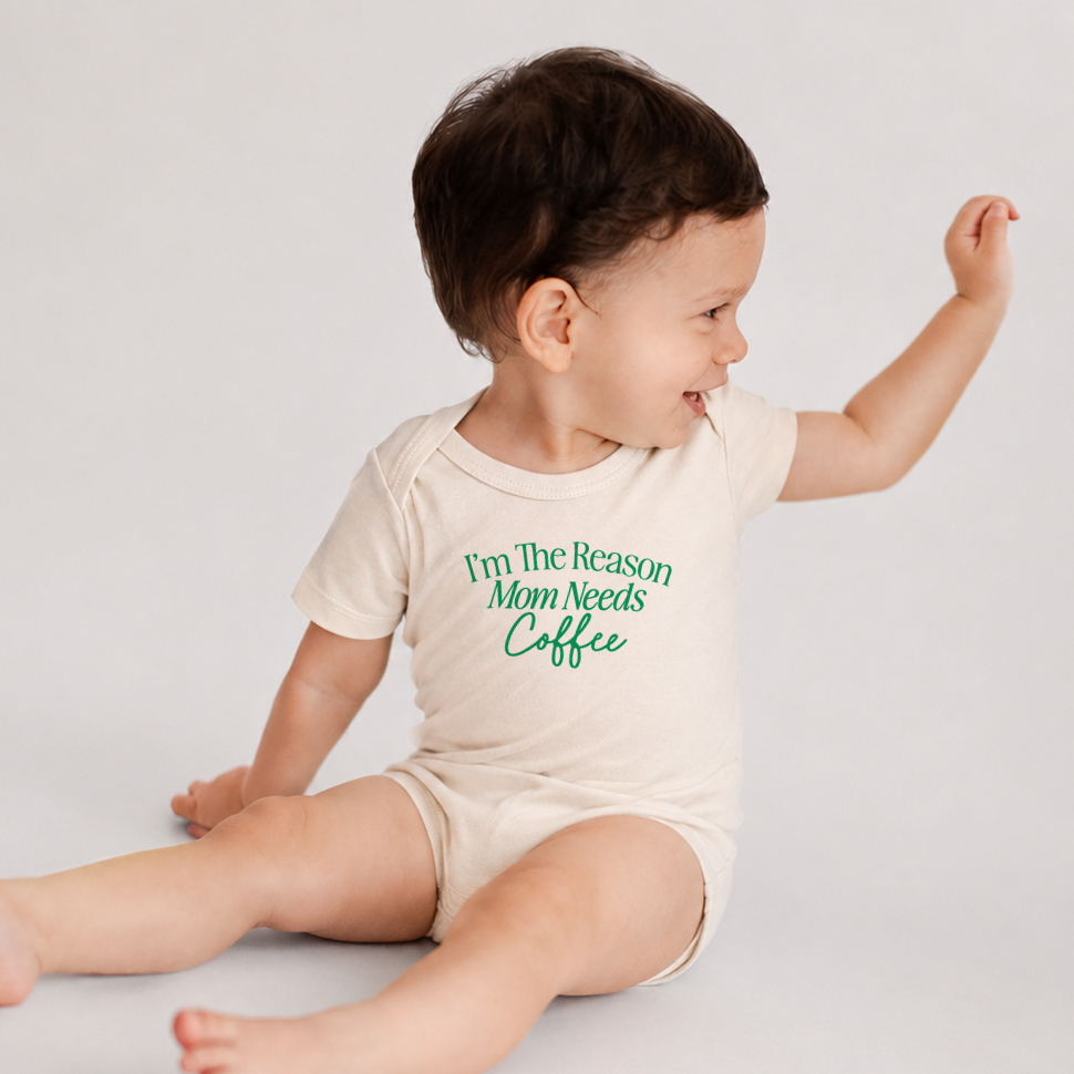 Body I'm The Reason Mom Needs Coffee