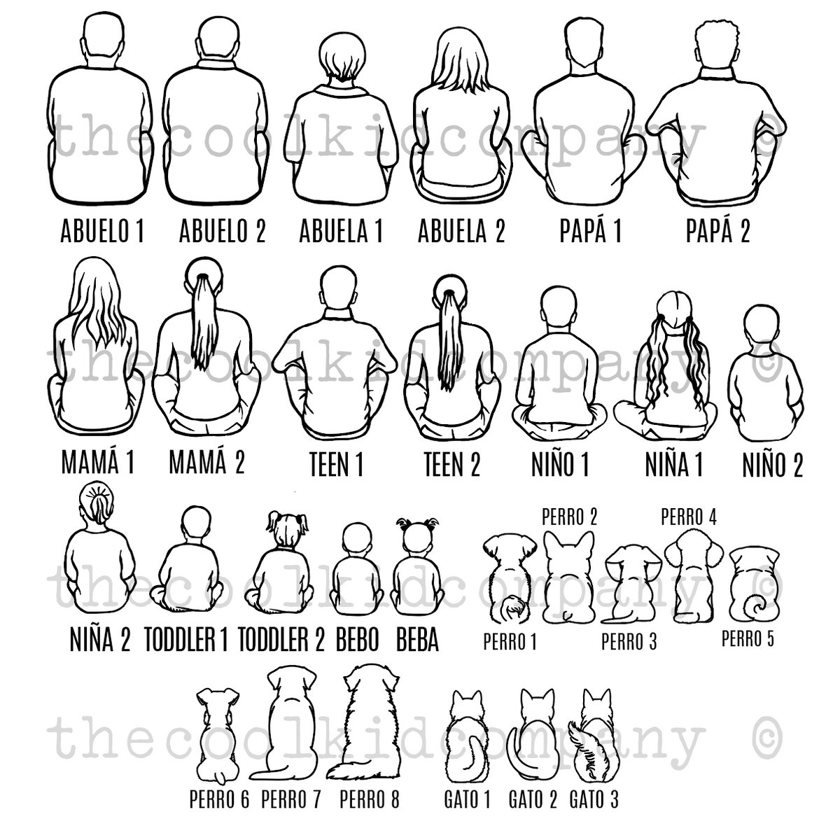 Polera KID The Cool Family ©