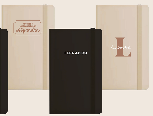 Cuaderno Notas y geniales ideas de ____________ (personalizado)