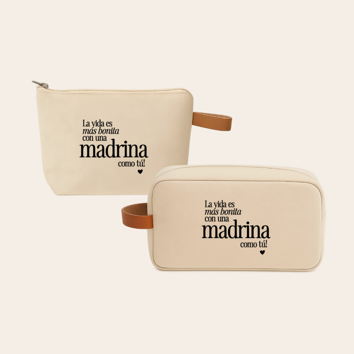 Neceser NEW La vida es más bonita con una MADRINA como tú