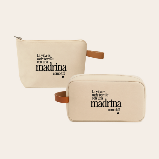 Neceser NEW La vida es más bonita con una MADRINA como tú