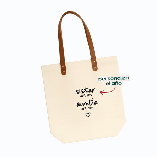 Totebag PRO Sister Auntie (Año Personalizado)