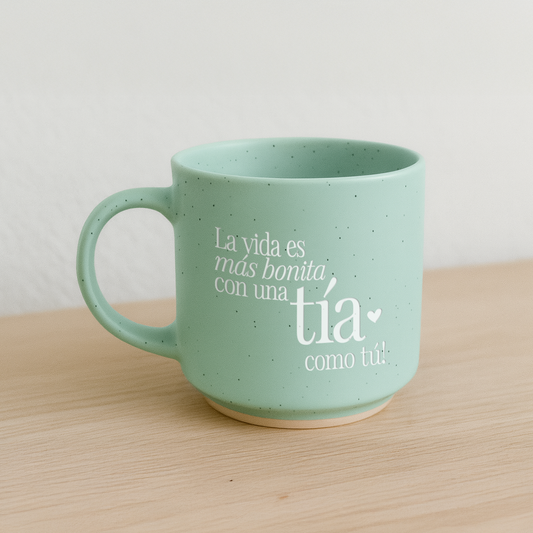 Taza La vida es más bonita con una TÍA como tú