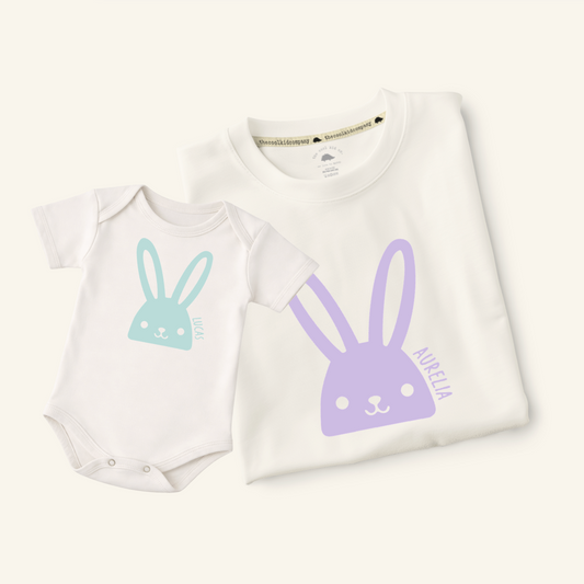 Polo/Body Bunny Face personalizado -Easter-