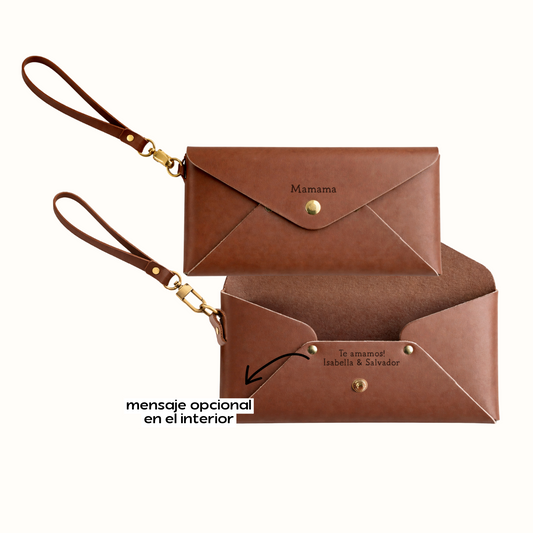 Clutch de Cuero Personalizado