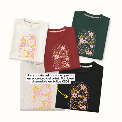 Polo/Polera de Adulto Flower Personalizado
