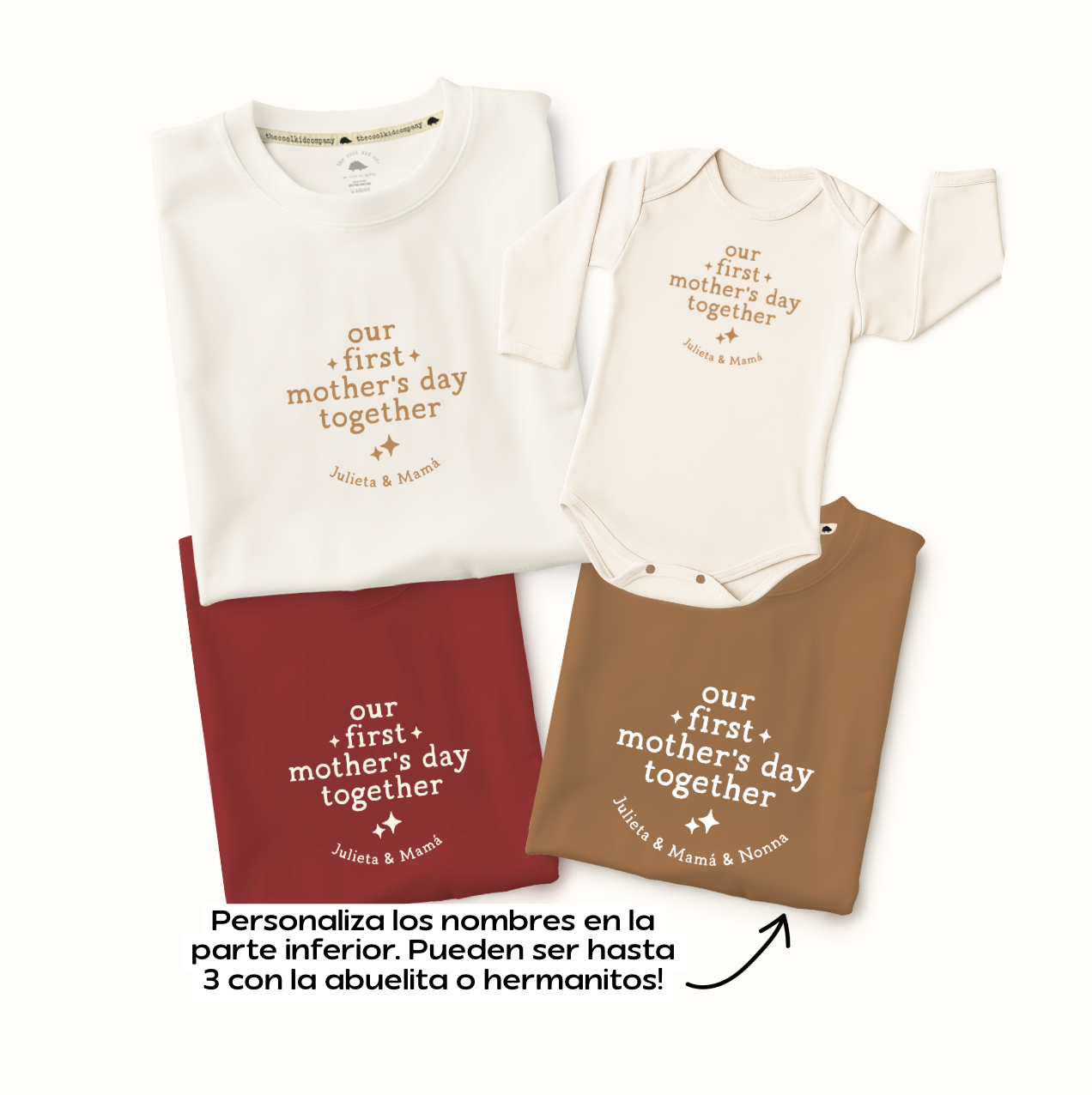 Polo/Polera de Adulto Our First Mother's Day