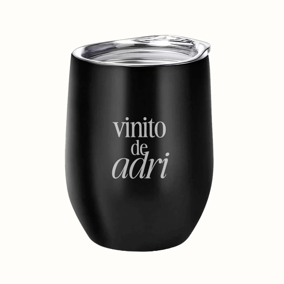 Wine Tumbler vinito de ______ Personalizado
