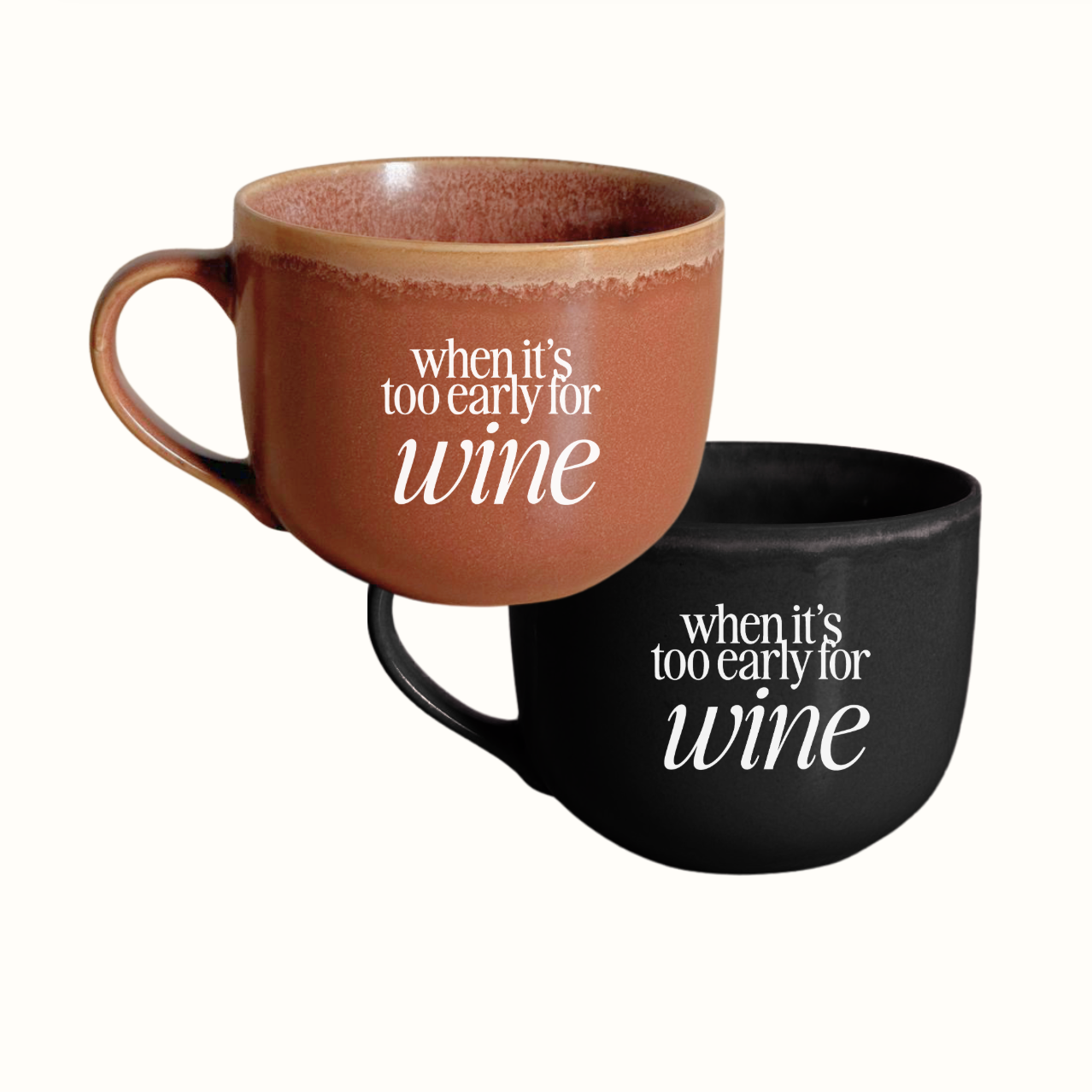 Taza when it's too early for wine