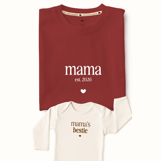 Polo/Polera de Adulto Mama est. (1 nombre y año personalizado)