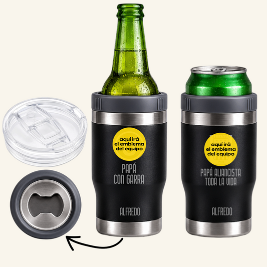 Chelero Tumbler de acero Papá Hincha