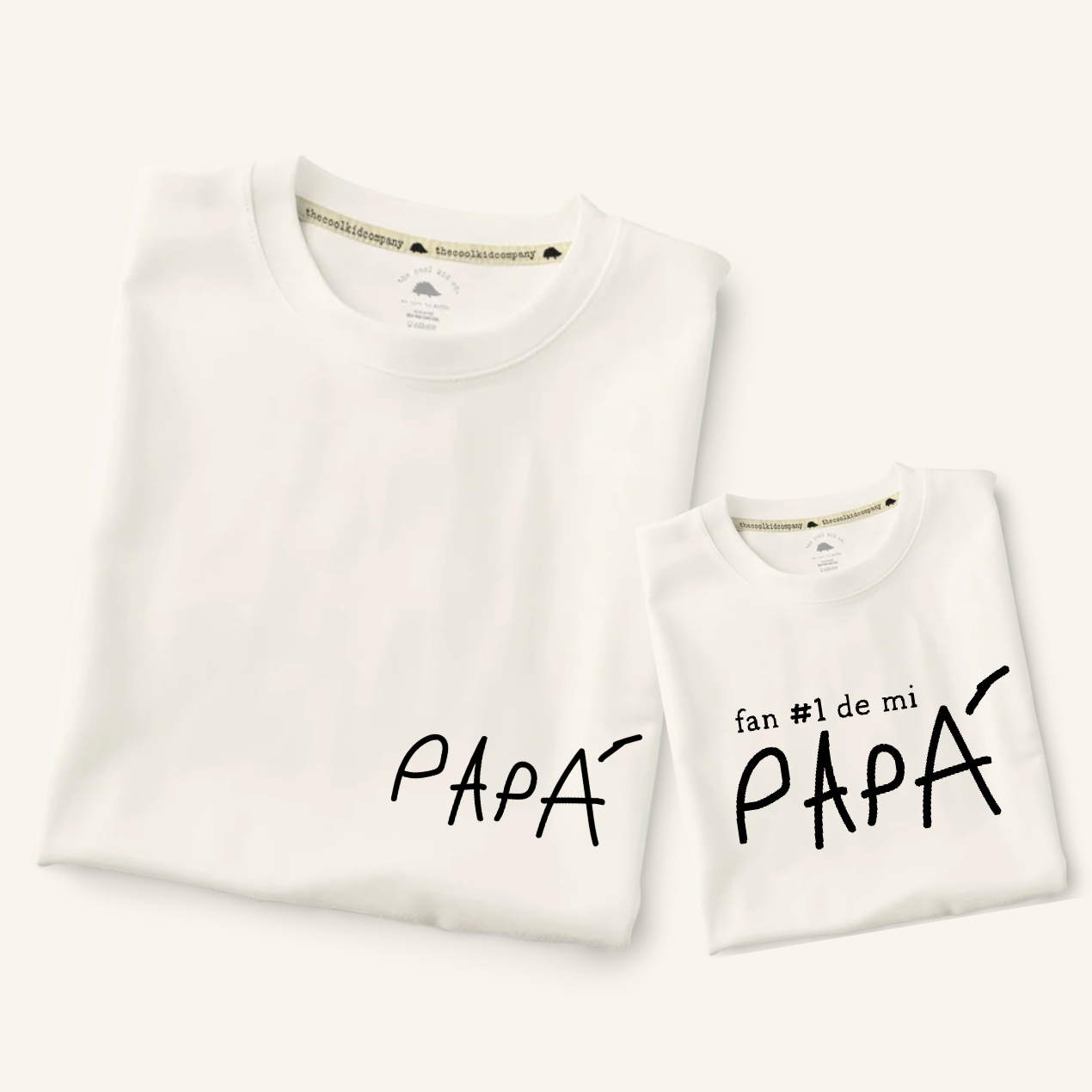Polera Adulto Mi nombre es Papá (trazo de niño)