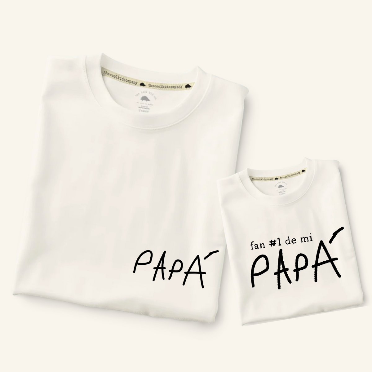 Polera Adulto Mi nombre es Papá (trazo de niño)