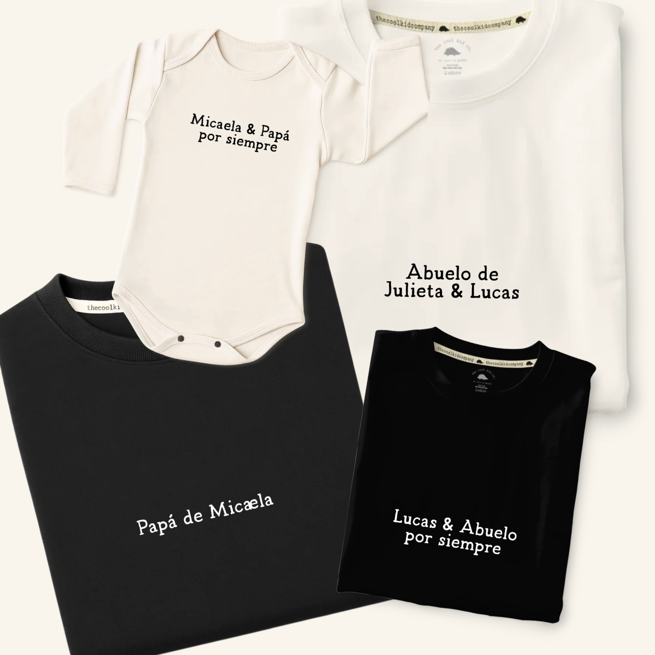 Polo/Polera de Adulto Papa/Abuelo de _______ (Nombre Personalizado)